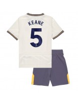 Everton Michael Keane #5 Tredjedraktsett Barn 2024-25 Korte ermer (+ bukser)